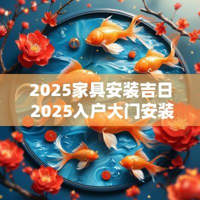 2025家具安装吉日 2025入户大门安装吉日