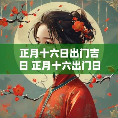 正月十六日出门吉日 正月十六出门日子好不好