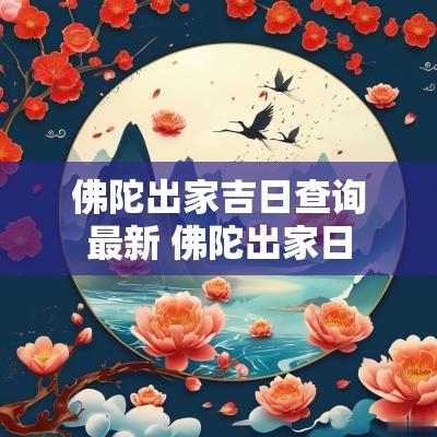 佛陀出家吉日查询最新 佛陀出家日
