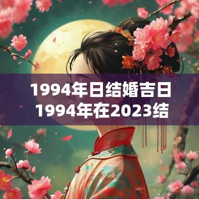 1994年日结婚吉日 1994年在2025结婚的好日子有哪些