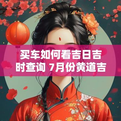 买车如何看吉日吉时查询 7月份黄道吉日查询买车吉时