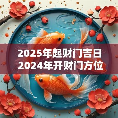 2025年起财门吉日 2025年开财门方位