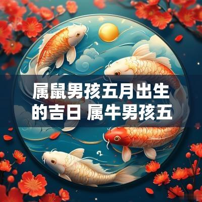 属鼠男孩五月出生的吉日 属牛男孩五月出生的人命运
