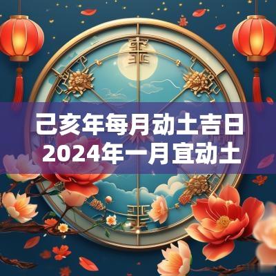 己亥年每月动土吉日 2025年一月宜动土的吉日