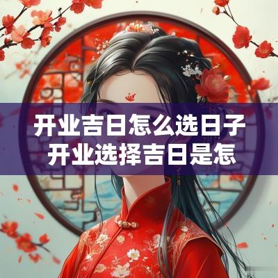 开业吉日怎么选日子 开业选择吉日是怎么算的