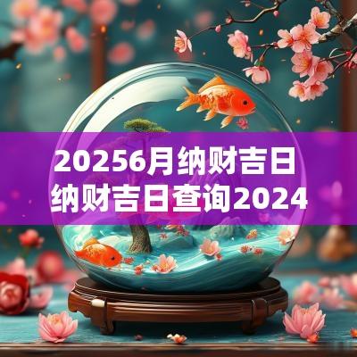20256月纳财吉日 纳财吉日查询2025