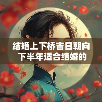 结婚上下桥吉日朝向 下半年适合结婚的黄道吉日