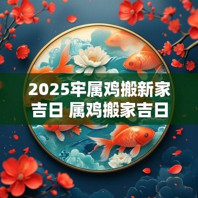 2025牢属鸡搬新家吉日 属鸡搬家吉日
