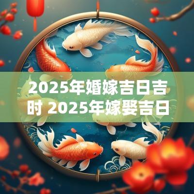 2025年婚嫁吉日吉时 2025年嫁娶吉日查询表