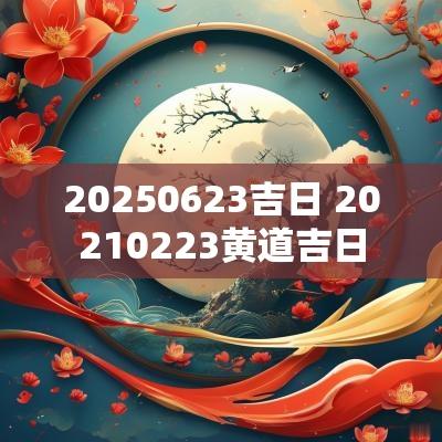 20250623吉日 20250223黄道吉日