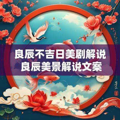 良辰不吉日美剧解说 良辰美景解说文案