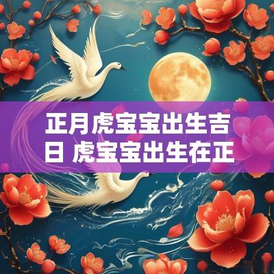 正月虎宝宝出生吉日 虎宝宝出生在正月那一天最好
