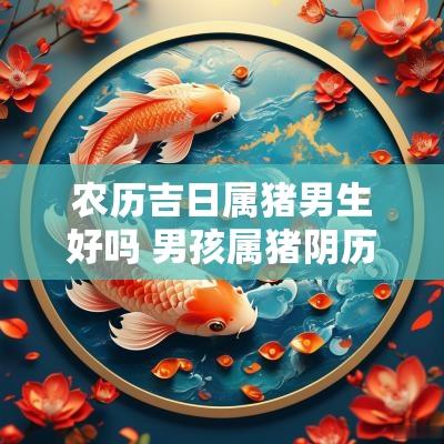 农历吉日属猪男生好吗 男孩属猪阴历
