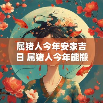 属猪人今年安家吉日 属猪人今年能搬家好吗