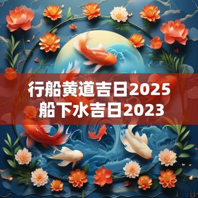 行船黄道吉日2025 船下水吉日2025