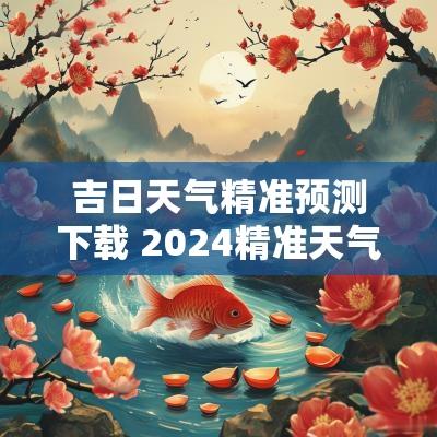 吉日天气精准预测下载 2025精准天气预报