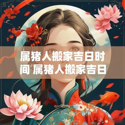 属猪人搬家吉日时间 属猪人搬家吉日查询