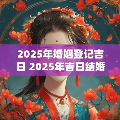 2025年婚姻登记吉日 2025年吉日结婚查询