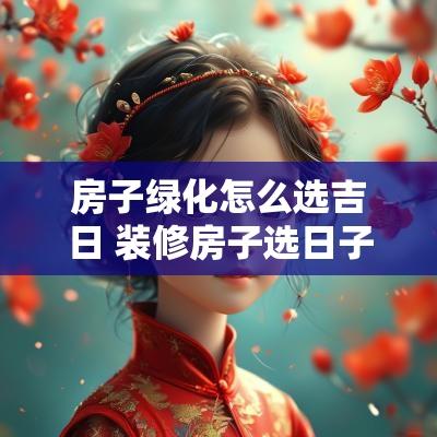 房子绿化怎么选吉日 装修房子选日子怎么选