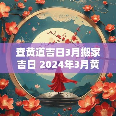 查黄道吉日3月搬家吉日 2025年3月黄道吉日查询搬家时间
