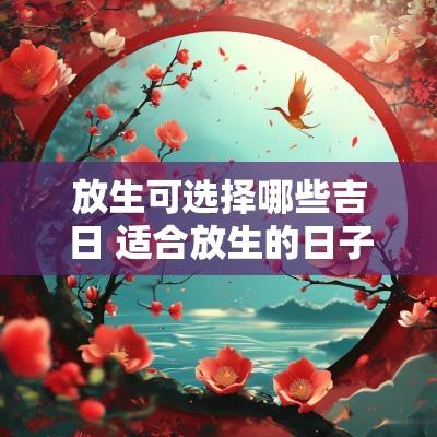 放生可选择哪些吉日 适合放生的日子有哪些