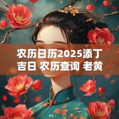 农历日历2025添丁吉日 农历查询 老黄历添丁