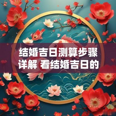 结婚吉日测算步骤详解 看结婚吉日的方法与步骤
