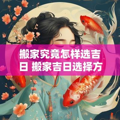 搬家究竟怎样选吉日 搬家吉日选择方法