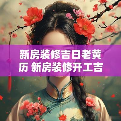 新房装修吉日老黄历 新房装修开工吉日时辰2025