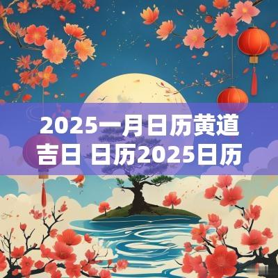 2025一月日历黄道吉日 日历2025日历表黄道吉日万年历