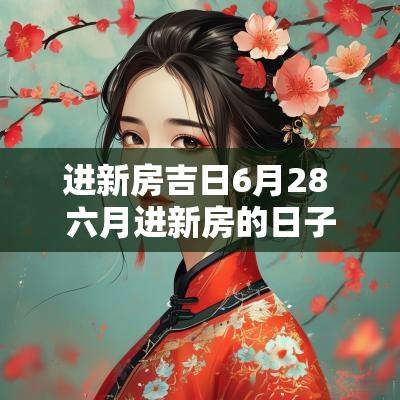 进新房吉日6月28 六月进新房的日子