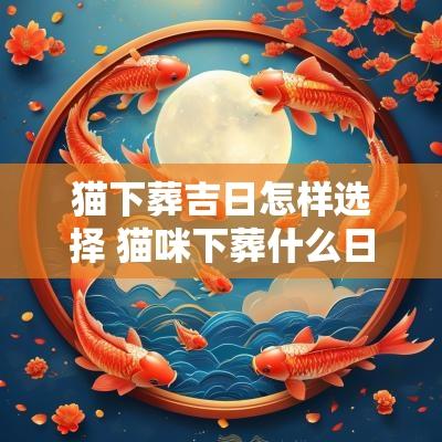 猫下葬吉日怎样选择 猫咪下葬什么日期好