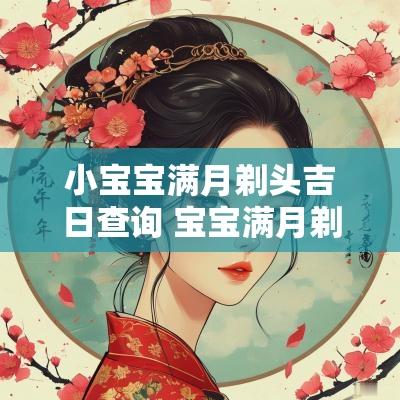 小宝宝满月剃头吉日查询 宝宝满月剃头十句吉祥语