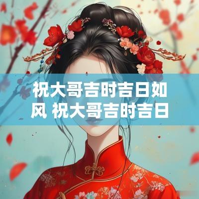 祝大哥吉时吉日如风 祝大哥吉时吉日吉如风
