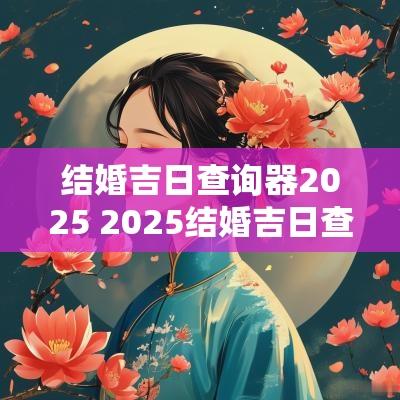 结婚吉日查询器2025 2025结婚吉日查询 结婚吉日查询器2025 2025结婚吉日查询