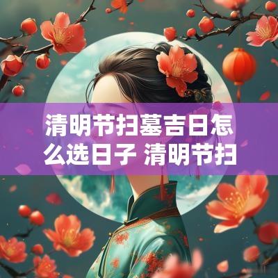 清明节扫墓吉日怎么选日子 清明节扫墓吉日怎么选日子和时间