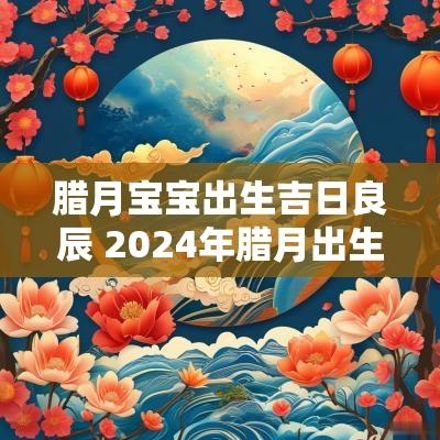 腊月宝宝出生吉日良辰 2025年腊月出生的宝宝好吗