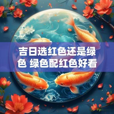 吉日选红色还是绿色 绿色配红色好看还是配白色好看