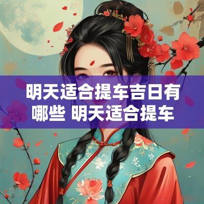 明天适合提车吉日有哪些 明天适合提车吗黄道吉日