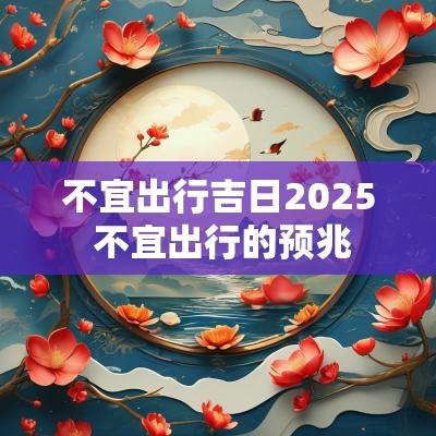 不宜出行吉日2025 不宜出行的预兆