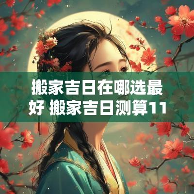 搬家吉日在哪选最好 搬家吉日测算11月