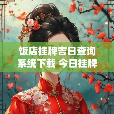 饭店挂牌吉日查询系统下载 今日挂牌吉日吉时查询