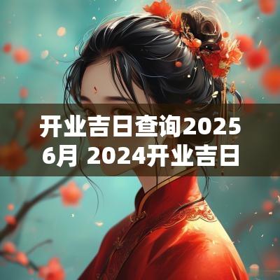 开业吉日查询20256月 2025开业吉日一览表查询