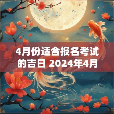 4月份适合报名考试的吉日 2025年4月适合考试的吉日有哪些