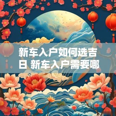 新车入户如何选吉日 新车入户需要哪些资料