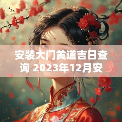 安装大门黄道吉日查询 2025年12月安装大门黄道吉日查询