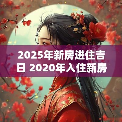 2025年新房进住吉日 2025年入住新房吉日