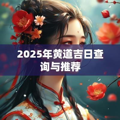 2025年黄道吉日查询与推荐