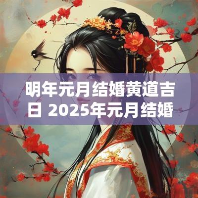 明年元月结婚黄道吉日 2025年元月结婚黄道吉日查询