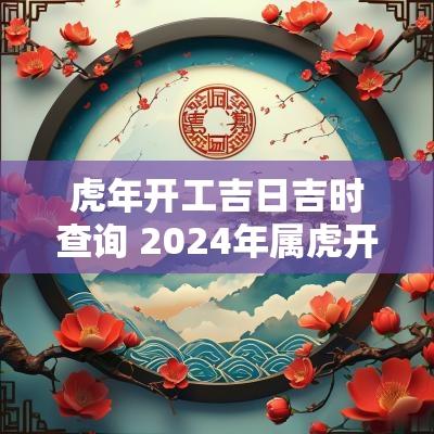 蛇年开工吉日吉时查询 2025年属虎开工吉日